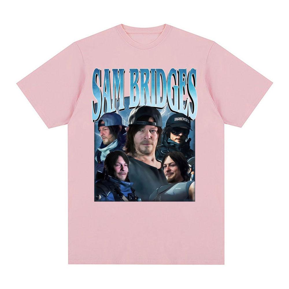 Sam Bridges Porter Vintage 90s Graphic Tshirts for Unisex Fashion Hip Hop Streetwear T Shirt Unisex Casual Cotton Oversized Tshirt