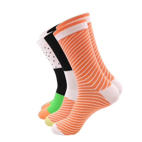 Funny Sushi Socks Set Salmon Egg Cucumber Sushi Socks Colorful Pizza Burger Socks Birthday Gift Stocking Stuffers for Men Women Teens