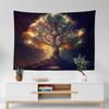 Digital Print Wishing Tree Tapestry for Home or Dorm Decor