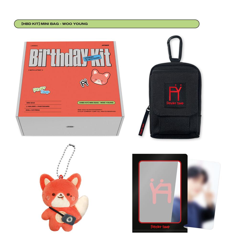 ATEEZ Мини-сумка HBD KIT Woo Young