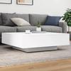 VidaXL Coffee Table White 100x100x31 Cm Engineered Wood 836595