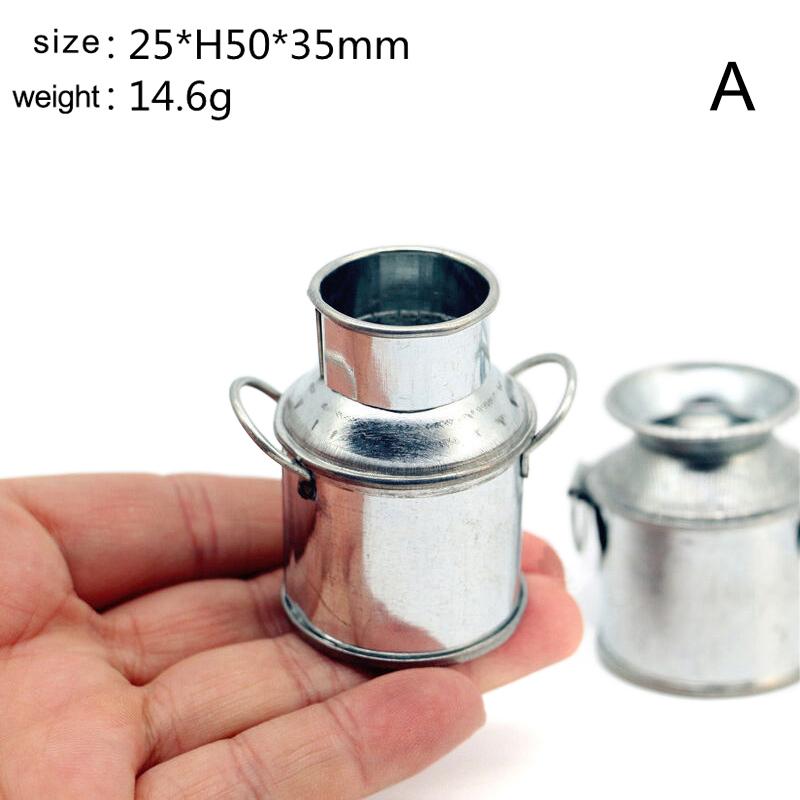 1:12 кукольных домиков, миниатюрная ферма, банка для молока, чайник, горшок, металлическое ведро, игровой домик, игрушка