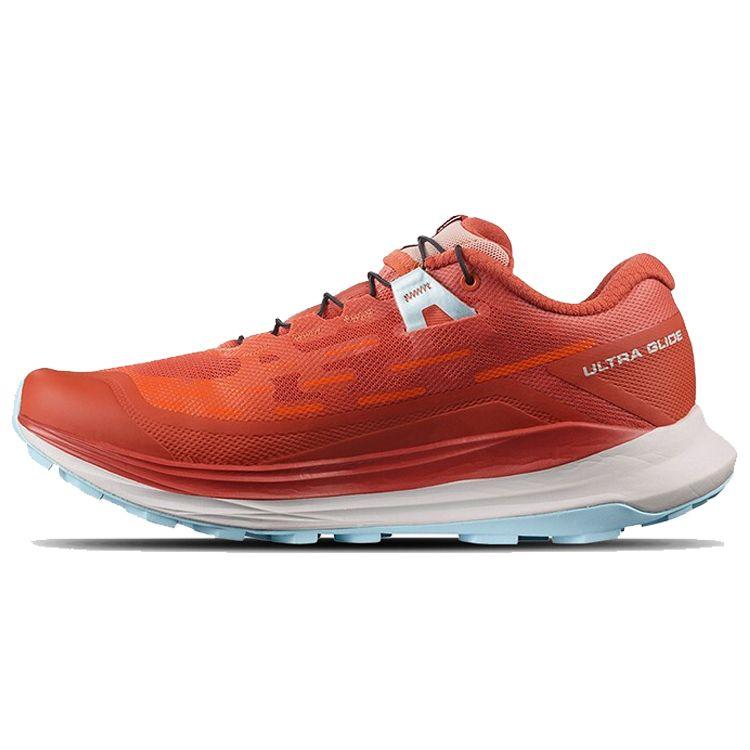 SALOMON Ultra Glide Comfortable Breathable Non-Slip Durable Low-Top Trail Running Shoes Women Sneaker Orange 415792
