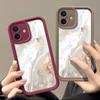 Мягкий чехол для телефона с мраморным узором для iPhone 16 15 14 Pro Max 15 16 Plus 13 12 Pro 11 X XS XR 7 8, силиконовый чехол конфетного цвета, Fundas
