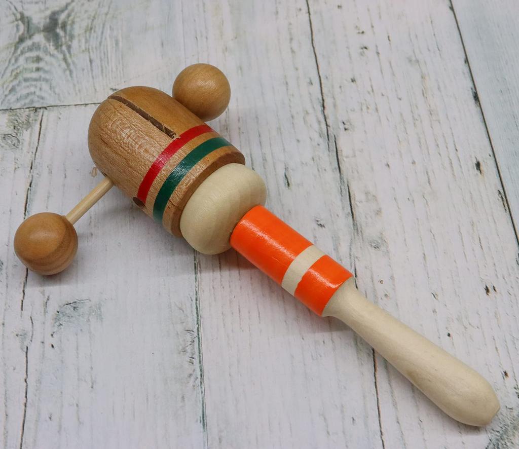 Made in Japan wooden toy Ring Ring ticking Old-fashioned