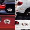Funny Poker Pattern Car Truck Body Window Decoration Reflective Sticker Decal ADM
