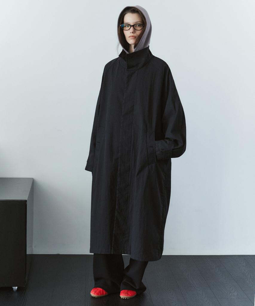SIYAZU Siot4205 Field Trench Long Coat_Black