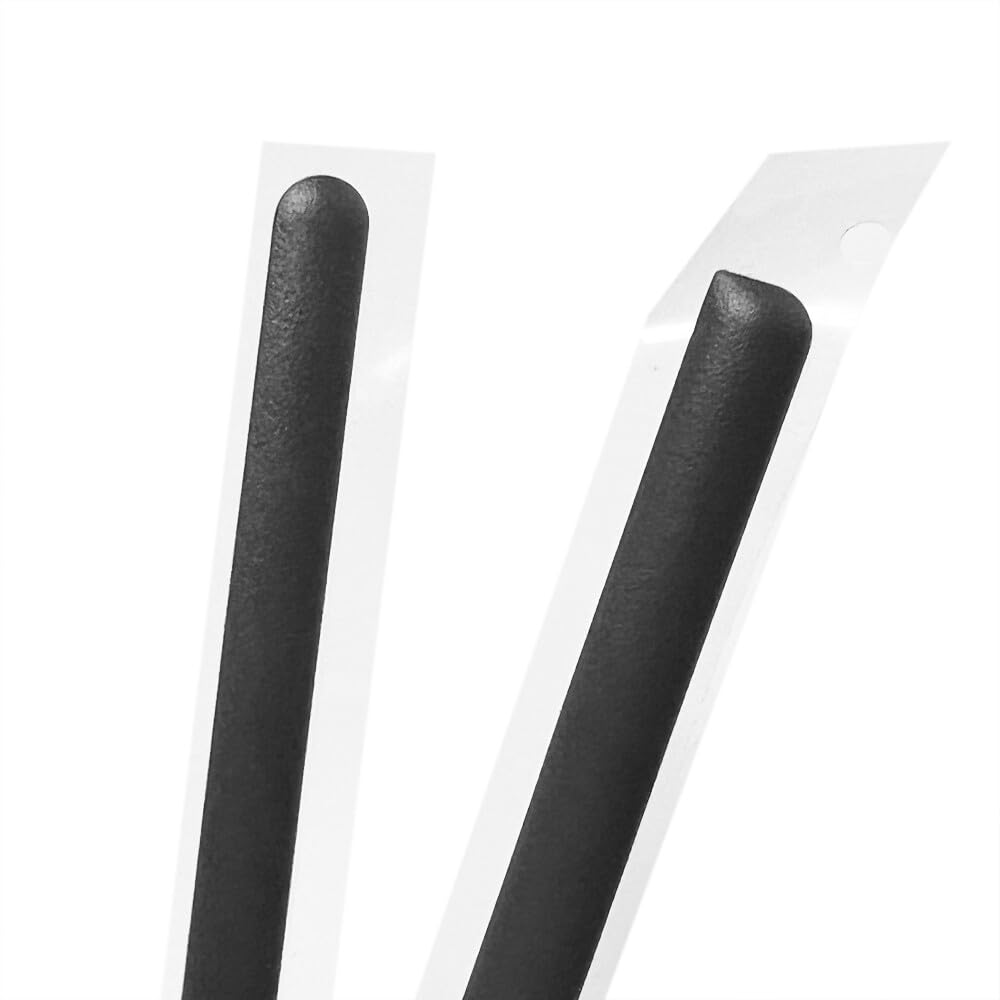 HSSDTECH Laptop Bottom Rubber Feet - Anti-Slip Pads for Dell Latitude 7300, Black (23.1cm)