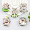Средние DIY Аксессуары из Смолы: Ручная работа, Чехол для телефона Бегемот, Сумка, Пряжка для обуви, Ручка с бусинами, Материал для декора Магнит на холодильник