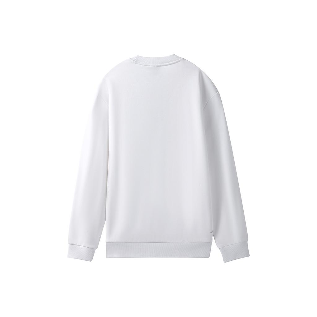 Li-Ning Пуловер с круглым вырезом Vitality Trend Спортивный стиль Комфортный Универсальный Простой Модный Свитшот Унисекс свитшот AWDVG91-2