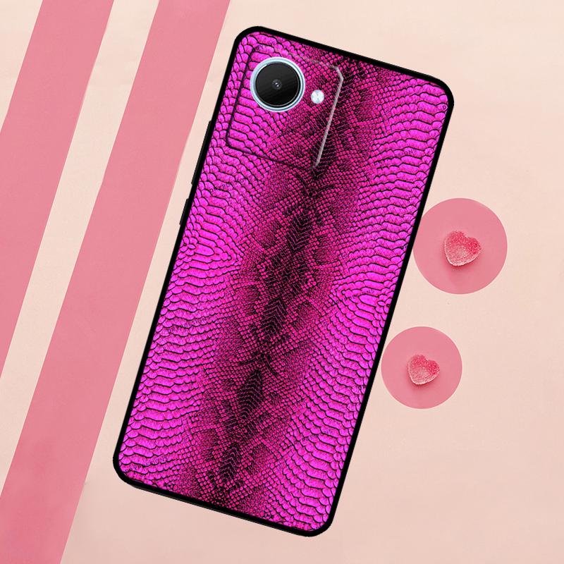 Snake Skin Print For Realme C71 C55 C53 C67 C75 C61 C33 C63 C51 C65 10 11 12 13 14 15 Pro Plus GT7 Pro Case