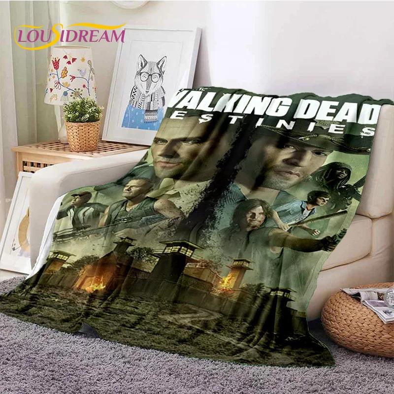 Ходячие мертвецы Линкольн TWD Мягкое фланелевое одеяло для кроватей Спальни Дивана Пикника, Плед для Накрытия на Улице Отдыха Дневного Сна Подарок
