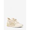 Jenkins Metallic Stretch Knit Sneaker 49h3jnfs3d705 Pale Gold