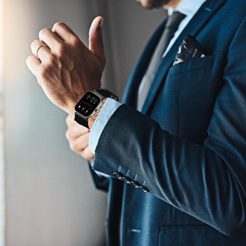 Регулируемые нейлоновые холщовые ремешки для часов, Спортивный браслет для умных часов 18 мм 20 мм