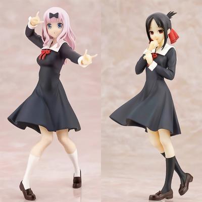 Kaguya-sama: Love Is War 18 см Аниме Фигурка Кавайная Девочка Фудзивара Тика Синомия Кагуя Экшен Коллекционная Модель Кукла Игрушка Подарок