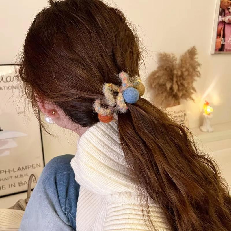 1 шт. простой и свежий модный резиновый браслет-пружинка для телефона с высокой эластичностью, матовый аксессуар для волос 7 * 7 * 2 см