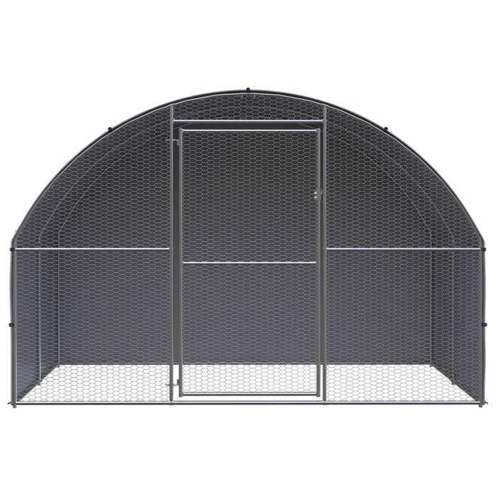 Maison Exclusive - Poulailler d'extérieur 3x2x2 m Acier galvanisé