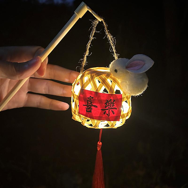 1 шт., декоративная корзина, садовый детский бамбуковый фонарь, ретро, уличный, свадебный, портативный Hanfu