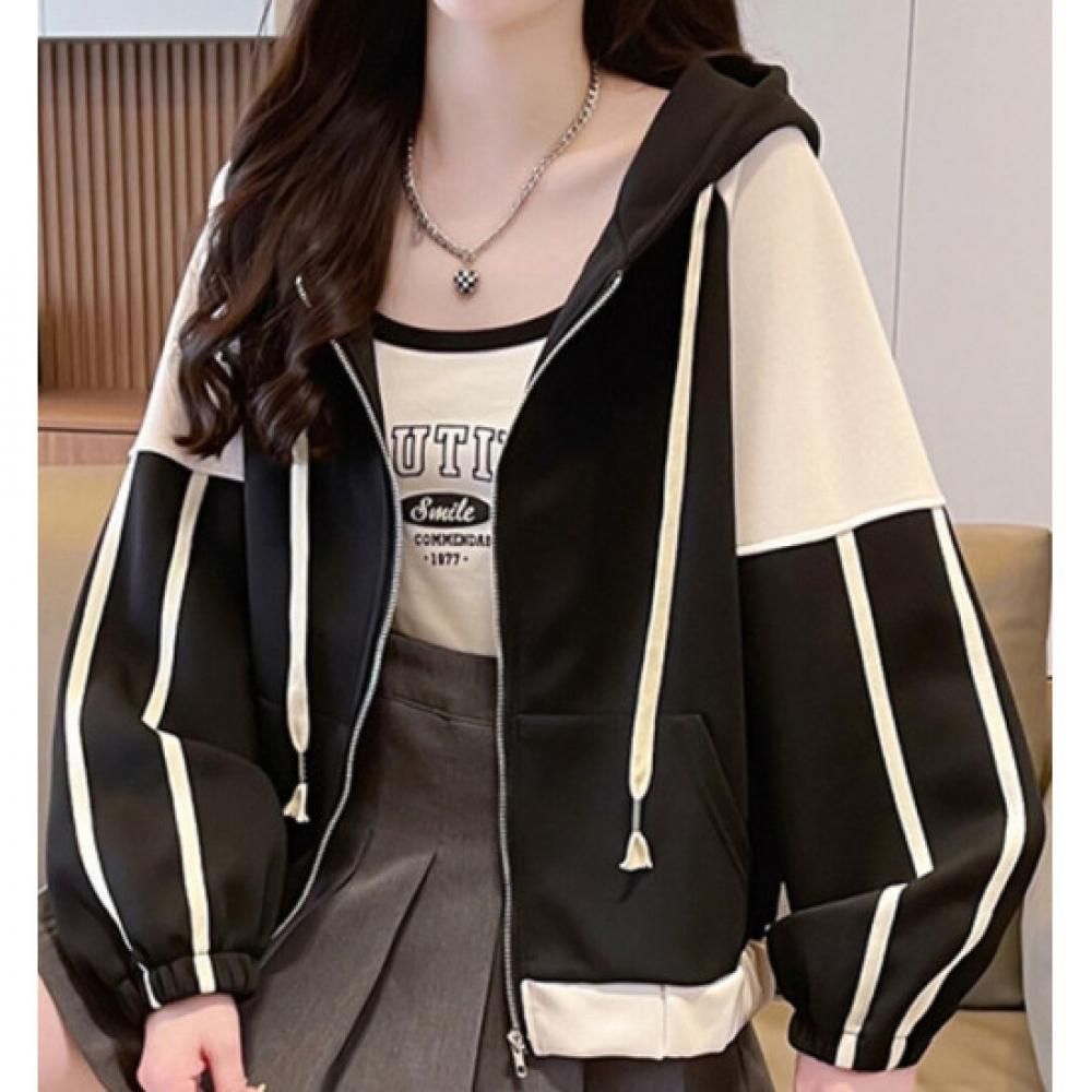Rellawear Women Mock Cotton Long Sleeve Jacket 3 Colors Rlw240818