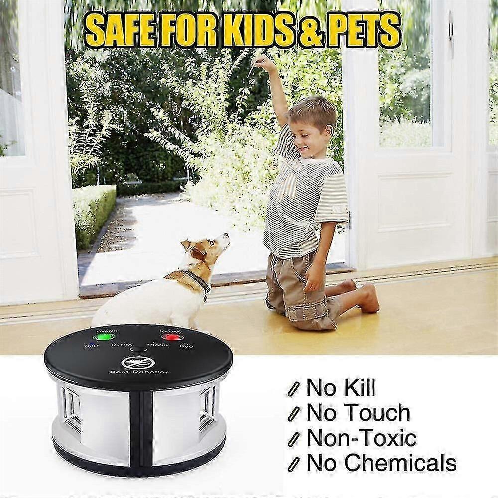 Alternating Ultrasonic Trans Triple Rodent Repeller 360 Degree Pest Repellent Mice,rats Reject And Control