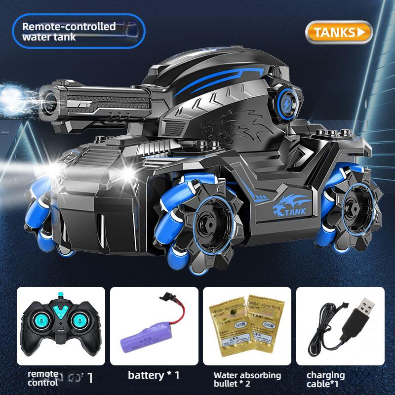 Children's Gesture Sensing Stunt Remote Control Car, Water Bomb Launching, Drifting Four-wheel Drive Mecha, Water Bomb Remote Control Tank Car