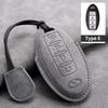 Leather Car Key Cover Case for Infiniti Q50L QX50 QX60 QX55 Q70 Q70L Q30 QX30 QX70 ESQ XQ80 XQ60 Q60S Car Key Rope Keyring