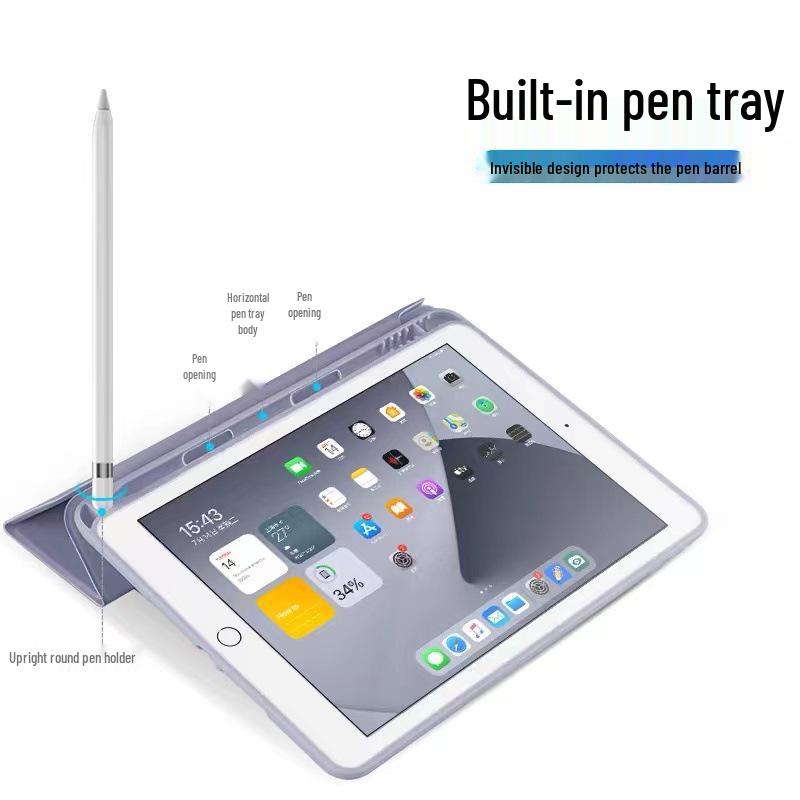 Защитный чехол для iPad со слотом для стилуса для моделей 10,2" и 10,9"