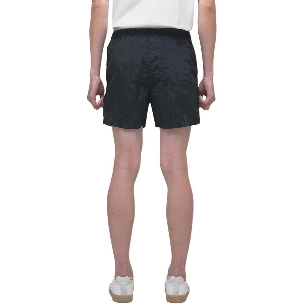 STONE ISLAND Solid Color Logo Button Drawstring Short Swim Shorts Men Swimwear 7615B0643-V0020