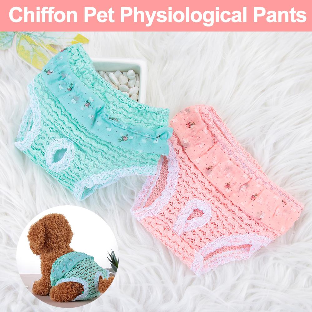 Милая одежда эластичное нижнее белье физиологические штаны для домашних животных трусики для собак принадлежности для кошек подгузник для щенков
