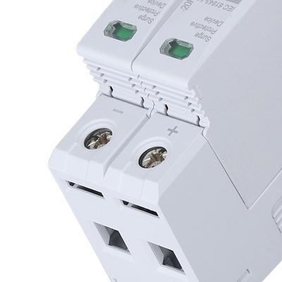 Солнечный фотоэлектрический разрядник постоянного тока 2P 10–20 кА Установка на DIN-рейку 35 мм Фотоэлектрическая защита от импульсных перенапряжений