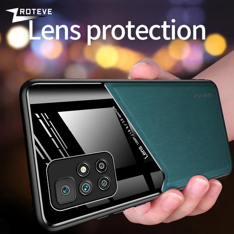 Для Redmi10 чехол Zroteve PU кожаный автомобильный магнитный жесткий чехол для ПК для Xiaomi Redmi 10 10A 10C 9 9A 9C Xiomi Redmi10C Redmi10A чехлы