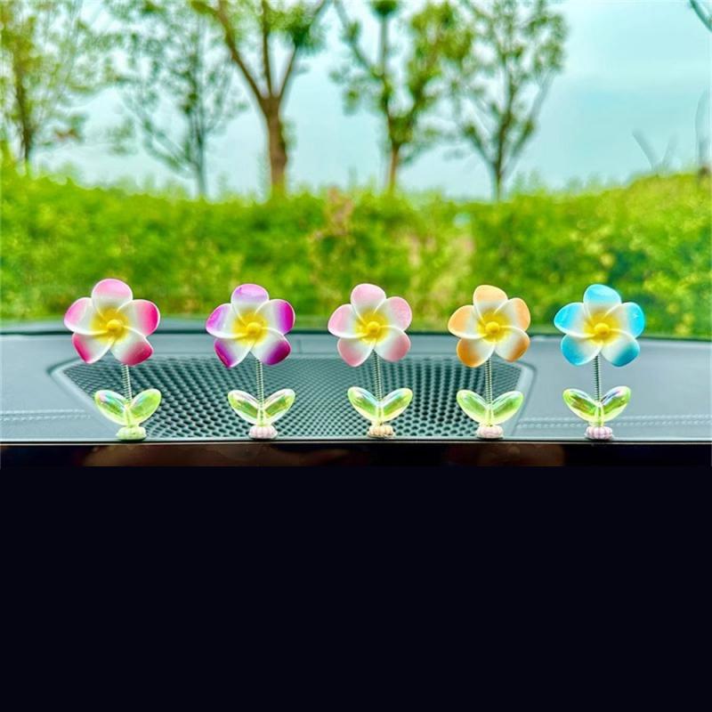 5/10 ШТ. Новый продукт Подсолнух Автомобильные качающиеся головы Маленькие украшения Весенние украшения Панель приборов Салон автомобиля Аксессуары Декор окна