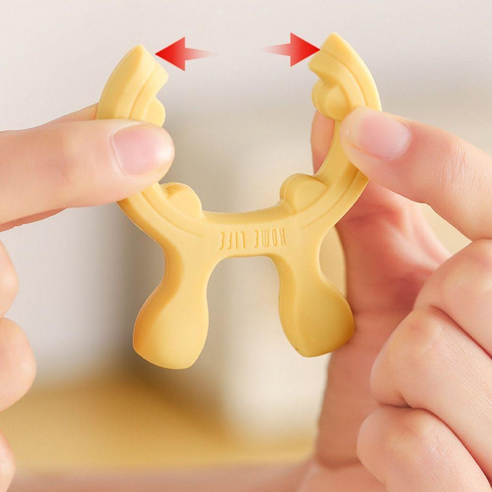 High Temperature Resistance Silicone Spatula Rack Anti Overflow Pot Clip for Kitchen Gadget