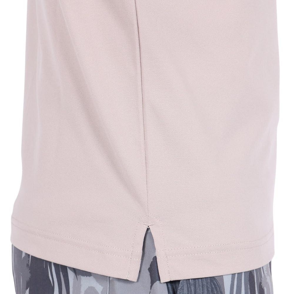 Ping Apparel Men's Short Sleeve High Neck Shirt (Brand Logo, Stretch) / Golf Undershirt / 621-4267805 040_Beige, Size 3L