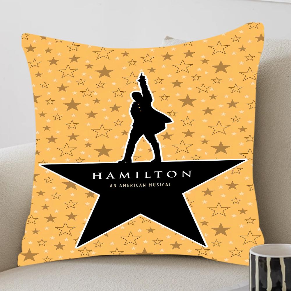 Американский мюзикл Гамильтон Винтажная подушка Подарок Домашний офис Декоративная подушка Спальня Диван Автомобильная наволочка