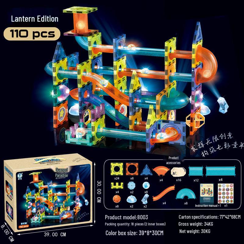 Магнитные шариковые строительные блоки Diger Pipeline: Красочный развивающий набор игрушек для детей