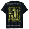 Funny Firefighter Fire Department Fireman Patent T-shirt Men Women Hip Hop Oversized T Shirt 100% Cotton Comfort T-shirts