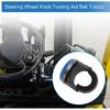 38mm Car Steering Wheel Knob Carbon Fiber Texture Vehicle Steering Wheel Rotator Ball for SUV Pickup Trucks Semi-Trailers Vans Boats Blue Black 1 Set