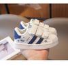 Children's Shoes Spring and Autumn Little White Shoes for Girls Non-slip Middle Children's Baby Shoes Shell Head Sports Boys' Skates