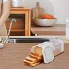 Bread Toast Storage Box with Airtight Lid Freshness Bread Storage Container Multifunctional Bread Loaf Dispenser Plastic Sandwich Bread Keeper