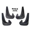Автомобильные крылья из 4 штук, универсальные крылья передних и задних колес для защиты кузова автомобиля, практичные внешние аксессуары автомобиля. Крылья подходят для большинства автомобилей.