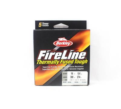 Berkley Плавленый кристалл Fireline, 300 ярдов, 14 фунтов, белый (1637 г.)