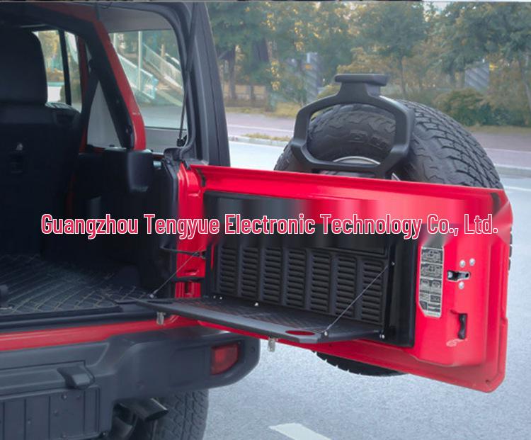 Wrangler JKJL Tailgate Table and Metal Storage Rack for Modified Cars
