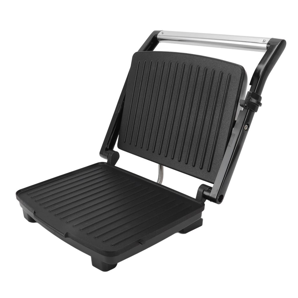 Электрический гриль 2000 Вт из нержавеющей стали ABS для домашнего приготовления стейков, сэндвичей, хлеба, мяса, двухсторонней жарки