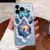 Для чехла iPhone 17 Pro Max iphone17 Прозрачный Люксовый Милый Чехол с Кроликом Любовь Мягкий Силиконовый Чехол для Телефона Для iPhone 17Pro Max Air Fundas