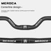 MEROCA Велосипедный руль 25.4X540/580мм Прямой/Ласточка Велосипедные запчасти Алюминиевый сплав Велосипедные аксессуары для горных велосипедов