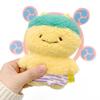 SunLemon Fluffy Wattan Small Thunder Doll YE 17.5 X 6 X 15cm Yellow Plush Toy Cute Setsubun Thunder Winter Bean Throwing P-9942