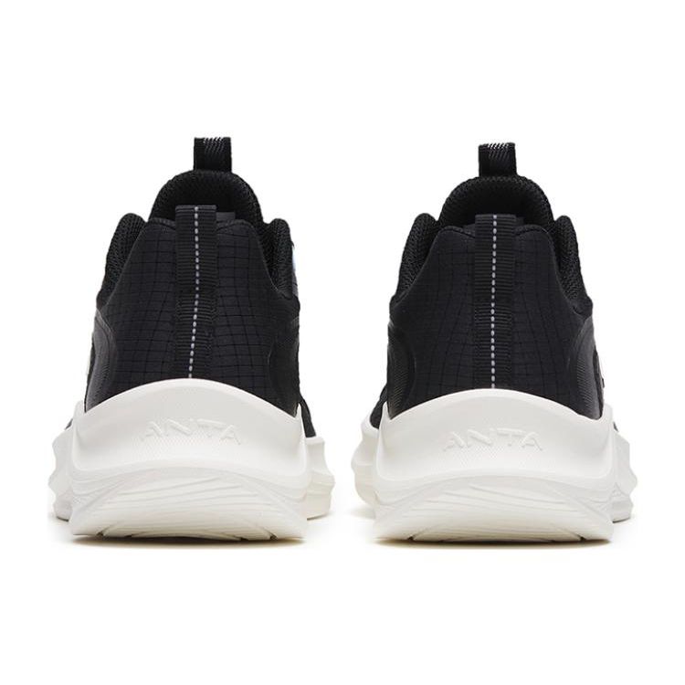 Anta Кроссовки женские Lingyun Durable Breathable Low-Top Running Shoes Black White Blue 922315573-3
