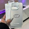 Car Emblem Badge Sticker Accessory For Hyundai Genesis N-LINE I10 I20 I30 I40 IX20 IX35 Kona Getz Veloster Tucson Elantra Azera hrd9