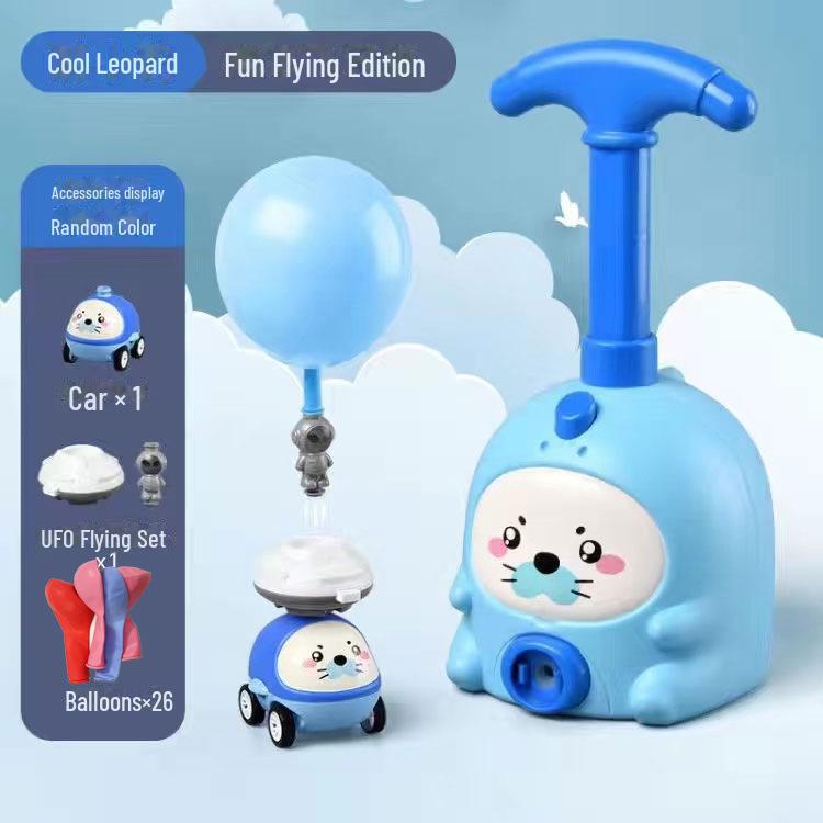 Воздушный скутер Douyin Piggy Power: Детская игрушка-животное, работающая на воздушных шарах